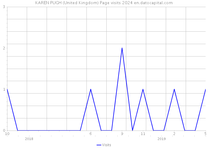 KAREN PUGH (United Kingdom) Page visits 2024 
