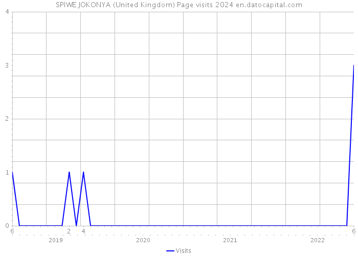 SPIWE JOKONYA (United Kingdom) Page visits 2024 
