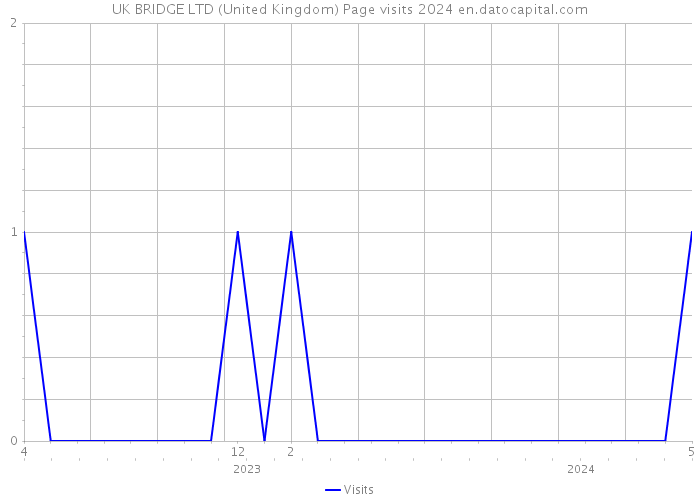 UK BRIDGE LTD (United Kingdom) Page visits 2024 