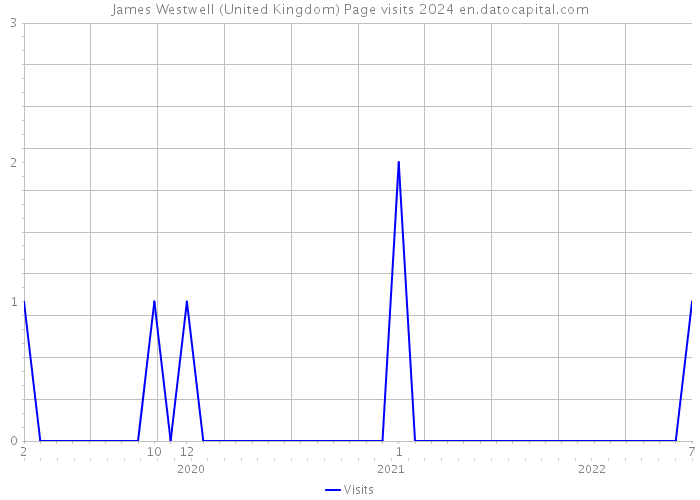 James Westwell (United Kingdom) Page visits 2024 