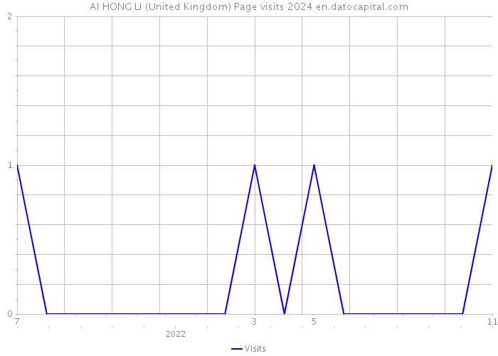 AI HONG LI (United Kingdom) Page visits 2024 