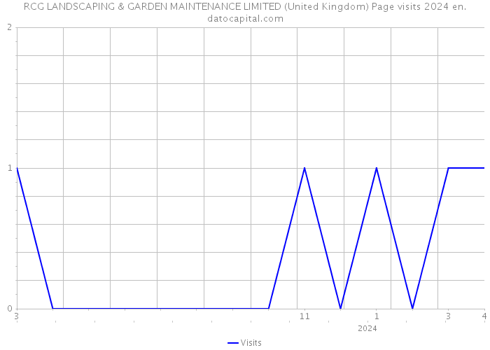 RCG LANDSCAPING & GARDEN MAINTENANCE LIMITED (United Kingdom) Page visits 2024 