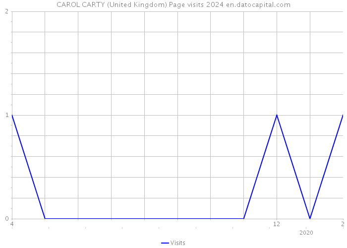 CAROL CARTY (United Kingdom) Page visits 2024 