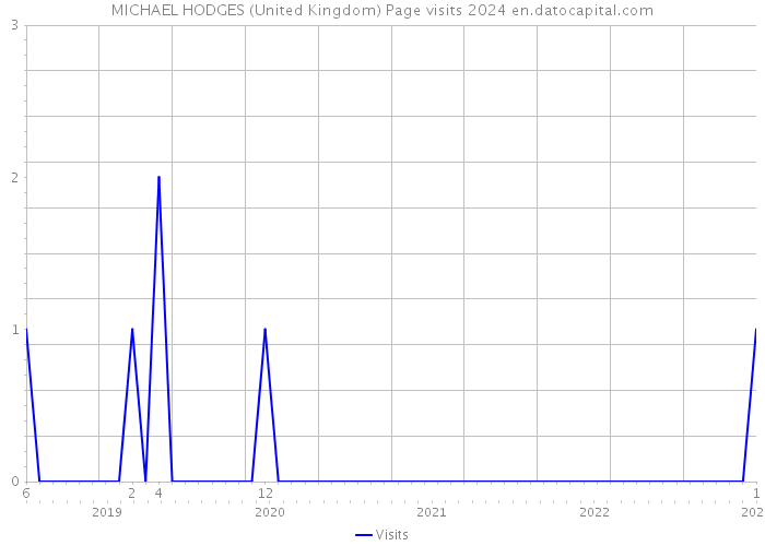 MICHAEL HODGES (United Kingdom) Page visits 2024 