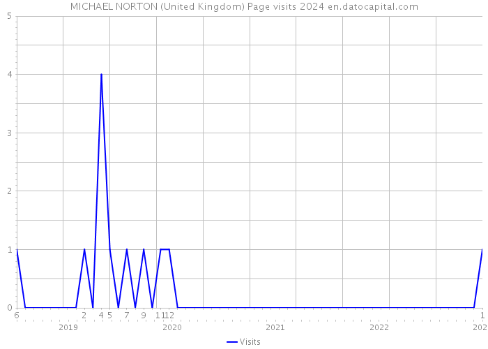 MICHAEL NORTON (United Kingdom) Page visits 2024 