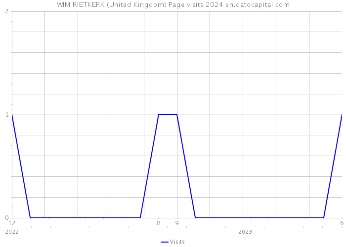 WIM RIETKERK (United Kingdom) Page visits 2024 