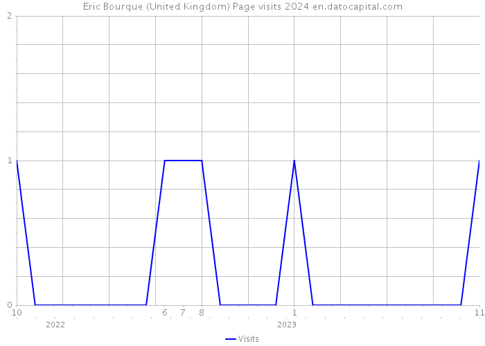 Eric Bourque (United Kingdom) Page visits 2024 