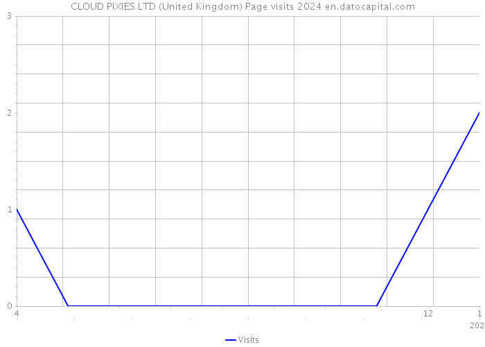 CLOUD PIXIES LTD (United Kingdom) Page visits 2024 