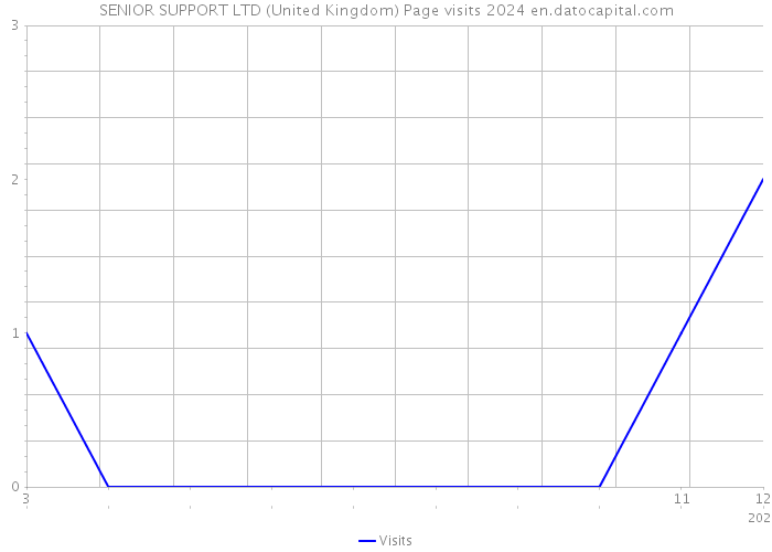 SENIOR SUPPORT LTD (United Kingdom) Page visits 2024 