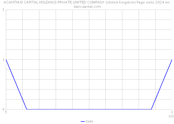 ACANTHUS CAPITAL HOLDINGS PRIVATE LIMITED COMPANY (United Kingdom) Page visits 2024 