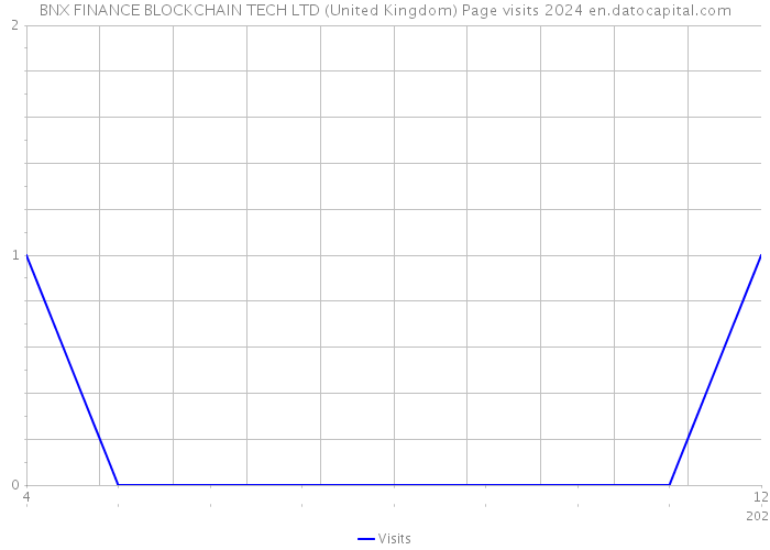 BNX FINANCE BLOCKCHAIN TECH LTD (United Kingdom) Page visits 2024 