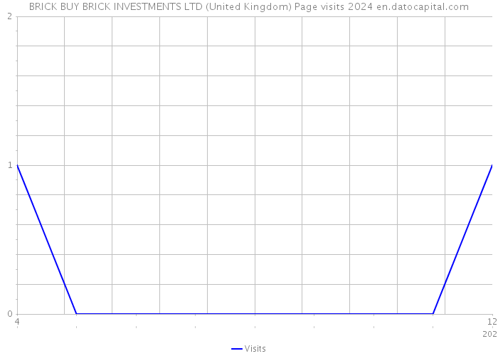 BRICK BUY BRICK INVESTMENTS LTD (United Kingdom) Page visits 2024 