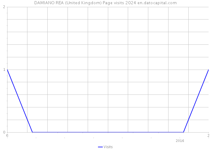 DAMIANO REA (United Kingdom) Page visits 2024 