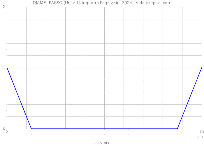DJAMEL BARBO (United Kingdom) Page visits 2024 