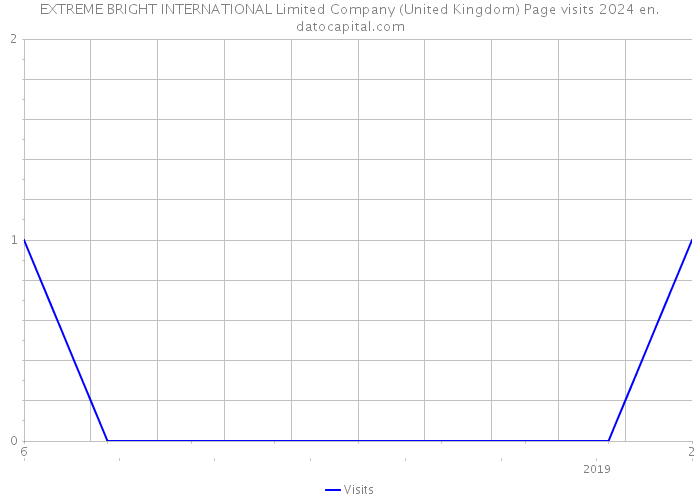 EXTREME BRIGHT INTERNATIONAL Limited Company (United Kingdom) Page visits 2024 