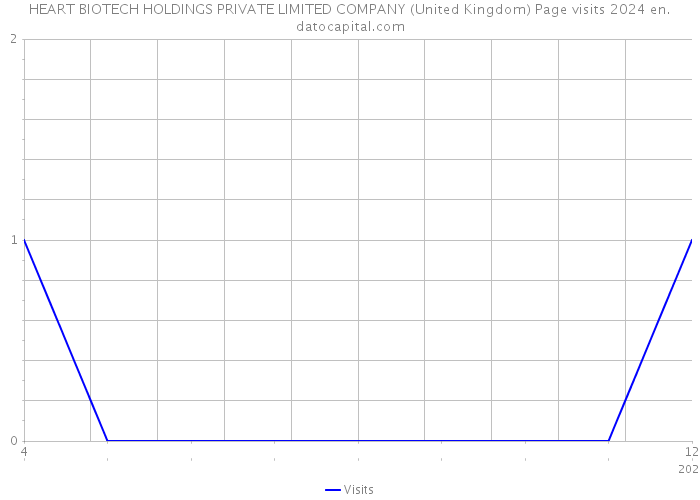 HEART BIOTECH HOLDINGS PRIVATE LIMITED COMPANY (United Kingdom) Page visits 2024 