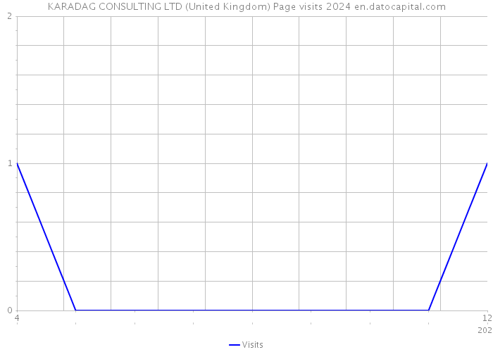 KARADAG CONSULTING LTD (United Kingdom) Page visits 2024 