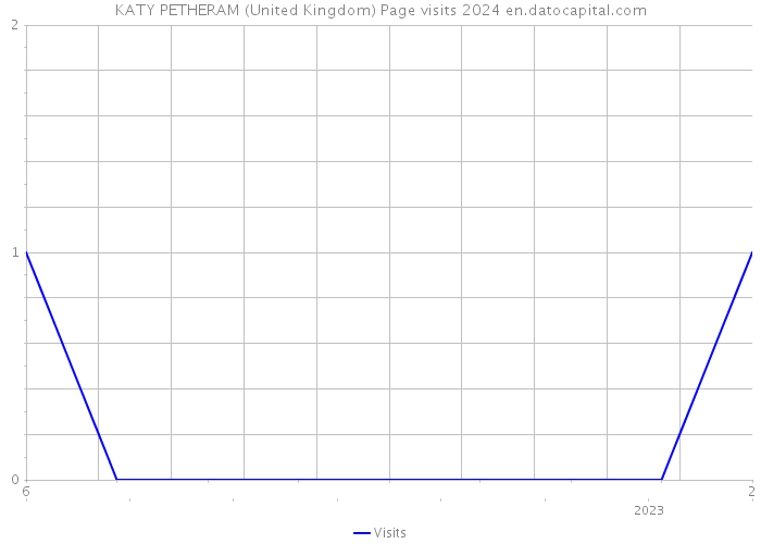 KATY PETHERAM (United Kingdom) Page visits 2024 
