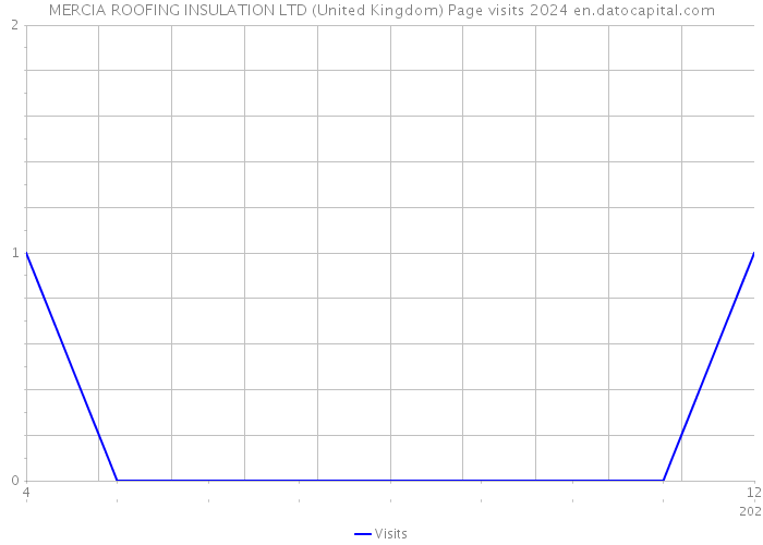 MERCIA ROOFING INSULATION LTD (United Kingdom) Page visits 2024 