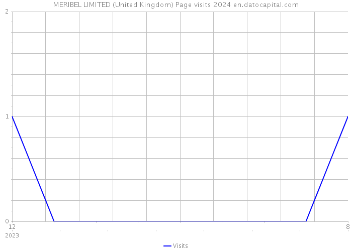 MERIBEL LIMITED (United Kingdom) Page visits 2024 
