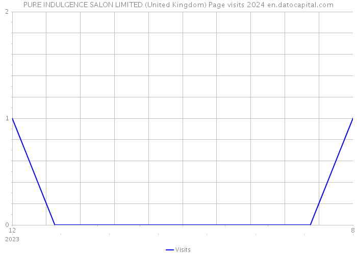 PURE INDULGENCE SALON LIMITED (United Kingdom) Page visits 2024 