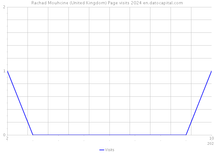 Rachad Mouhcine (United Kingdom) Page visits 2024 