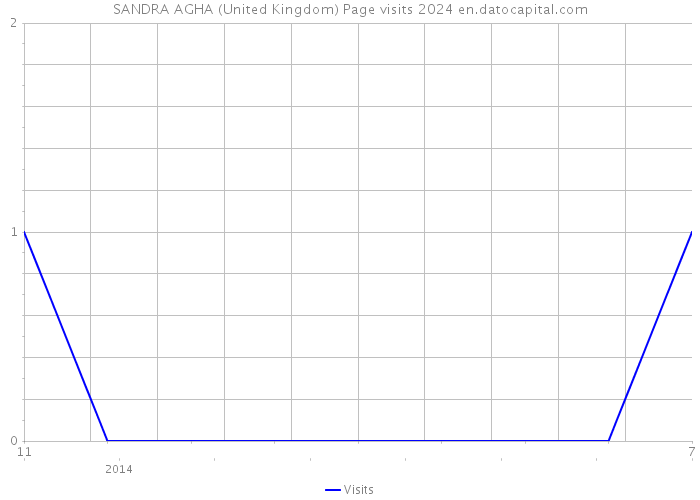SANDRA AGHA (United Kingdom) Page visits 2024 