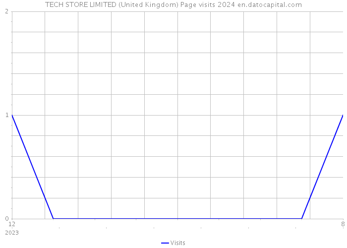 TECH STORE LIMITED (United Kingdom) Page visits 2024 
