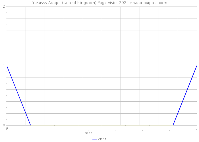 Yasasvy Adapa (United Kingdom) Page visits 2024 