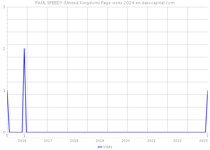 PAUL SPEEDY (United Kingdom) Page visits 2024 