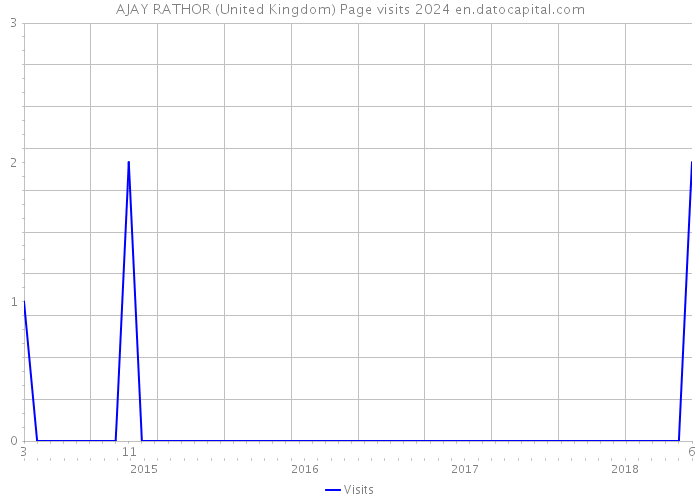 AJAY RATHOR (United Kingdom) Page visits 2024 