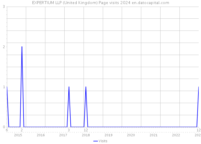EXPERTIUM LLP (United Kingdom) Page visits 2024 