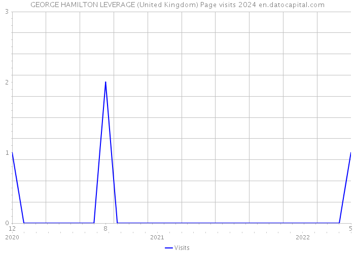 GEORGE HAMILTON LEVERAGE (United Kingdom) Page visits 2024 