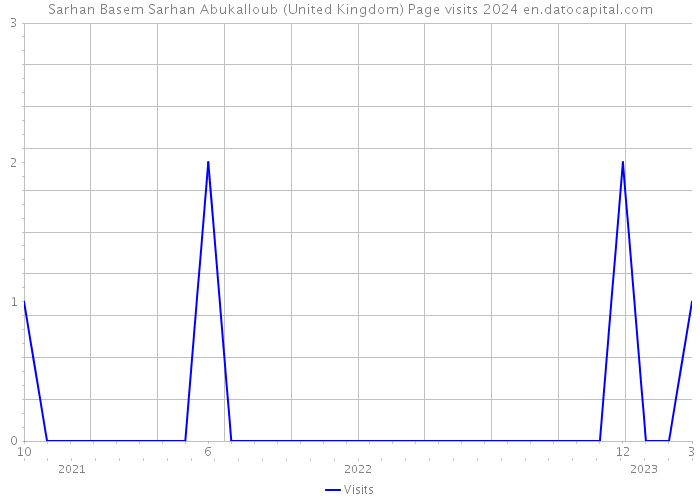 Sarhan Basem Sarhan Abukalloub (United Kingdom) Page visits 2024 