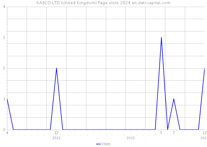 KASCO LTD (United Kingdom) Page visits 2024 