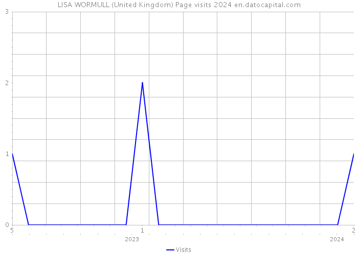 LISA WORMULL (United Kingdom) Page visits 2024 