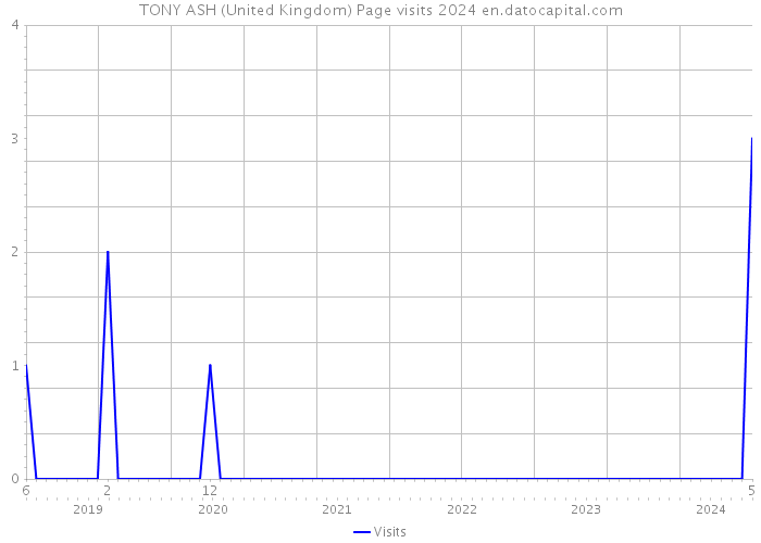 TONY ASH (United Kingdom) Page visits 2024 
