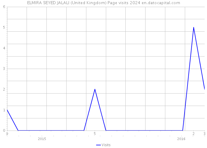 ELMIRA SEYED JALALI (United Kingdom) Page visits 2024 