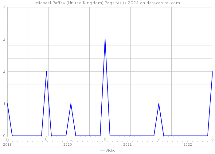 Michael Paffey (United Kingdom) Page visits 2024 