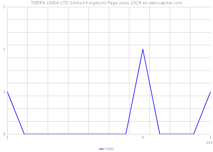 TIERRA LINDA LTD (United Kingdom) Page visits 2024 