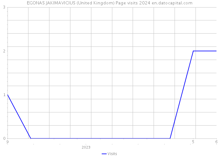 EGONAS JAKIMAVICIUS (United Kingdom) Page visits 2024 