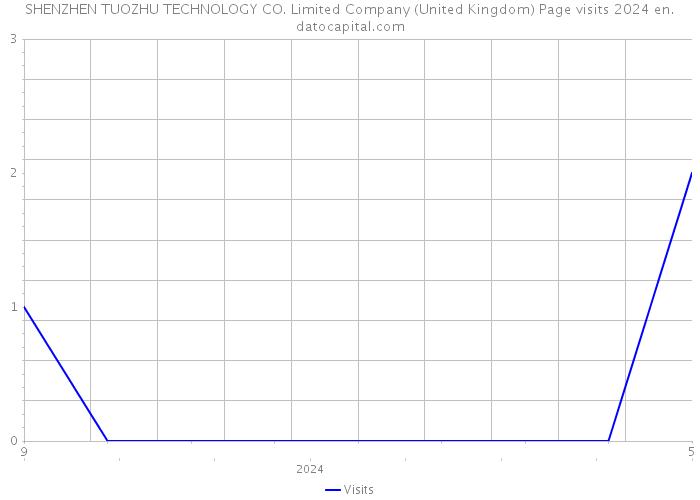 SHENZHEN TUOZHU TECHNOLOGY CO. Limited Company (United Kingdom) Page visits 2024 