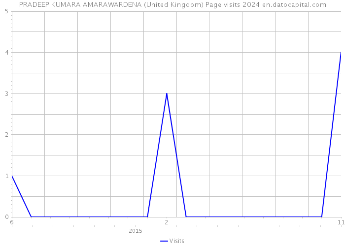 PRADEEP KUMARA AMARAWARDENA (United Kingdom) Page visits 2024 