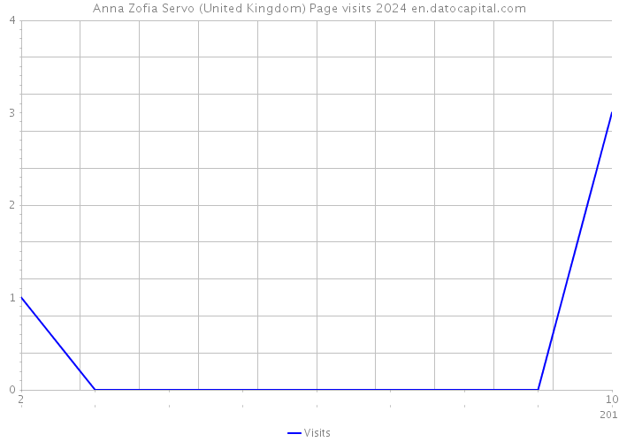 Anna Zofia Servo (United Kingdom) Page visits 2024 