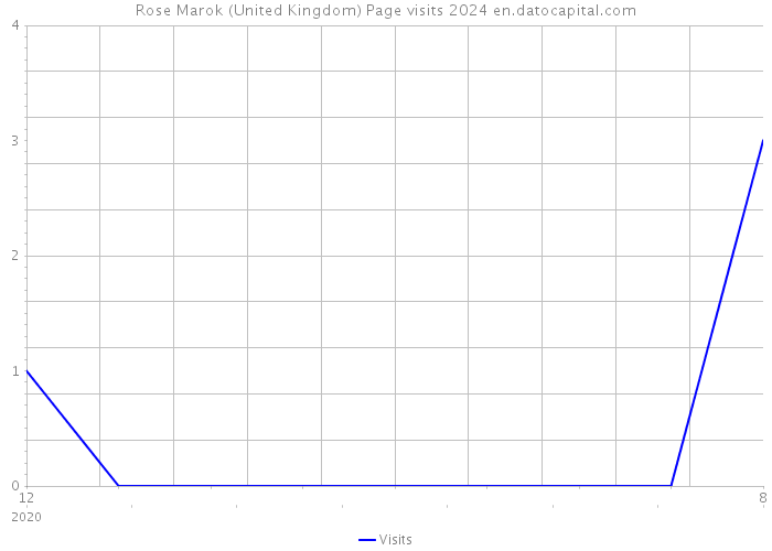 Rose Marok (United Kingdom) Page visits 2024 