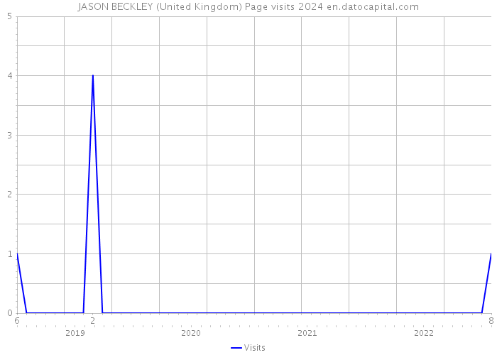 JASON BECKLEY (United Kingdom) Page visits 2024 