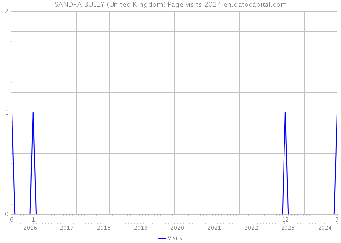 SANDRA BULEY (United Kingdom) Page visits 2024 