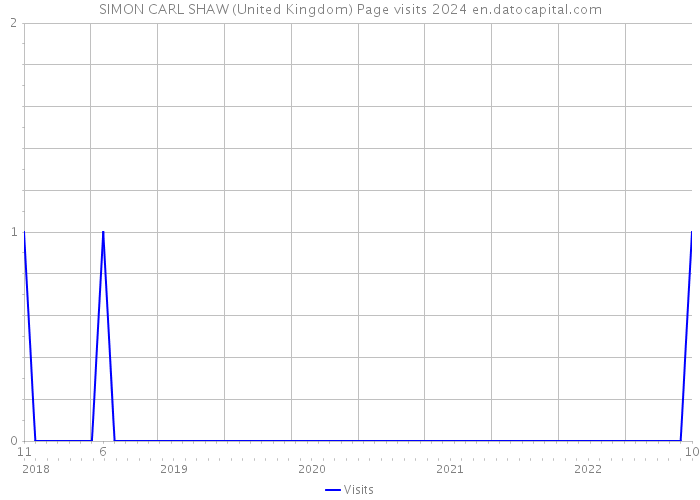 SIMON CARL SHAW (United Kingdom) Page visits 2024 