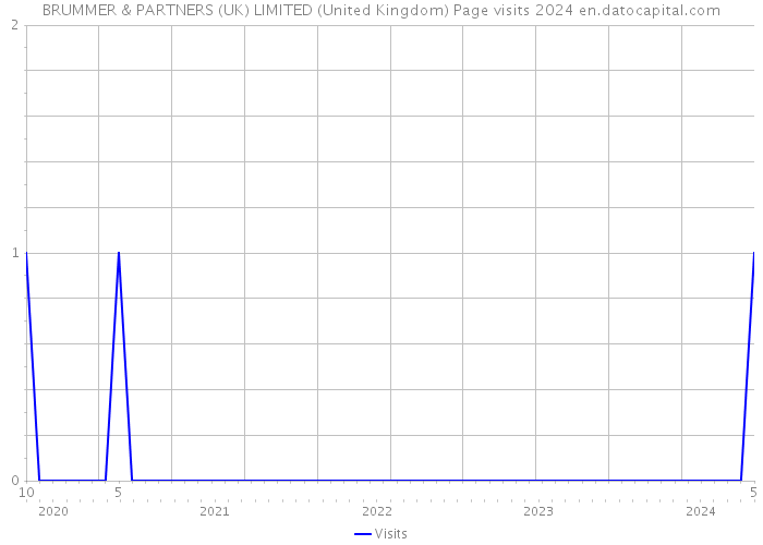 BRUMMER & PARTNERS (UK) LIMITED (United Kingdom) Page visits 2024 