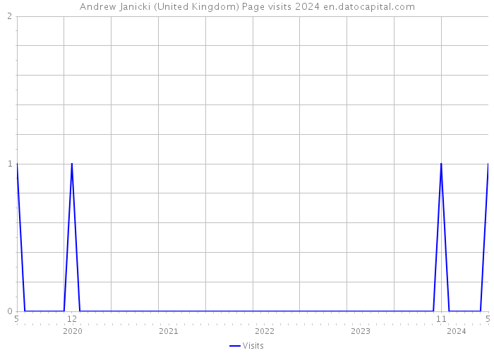 Andrew Janicki (United Kingdom) Page visits 2024 